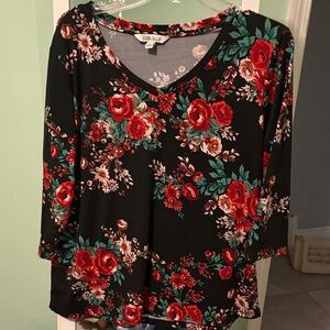 Pioneer woman Floral Long Sleeve Top